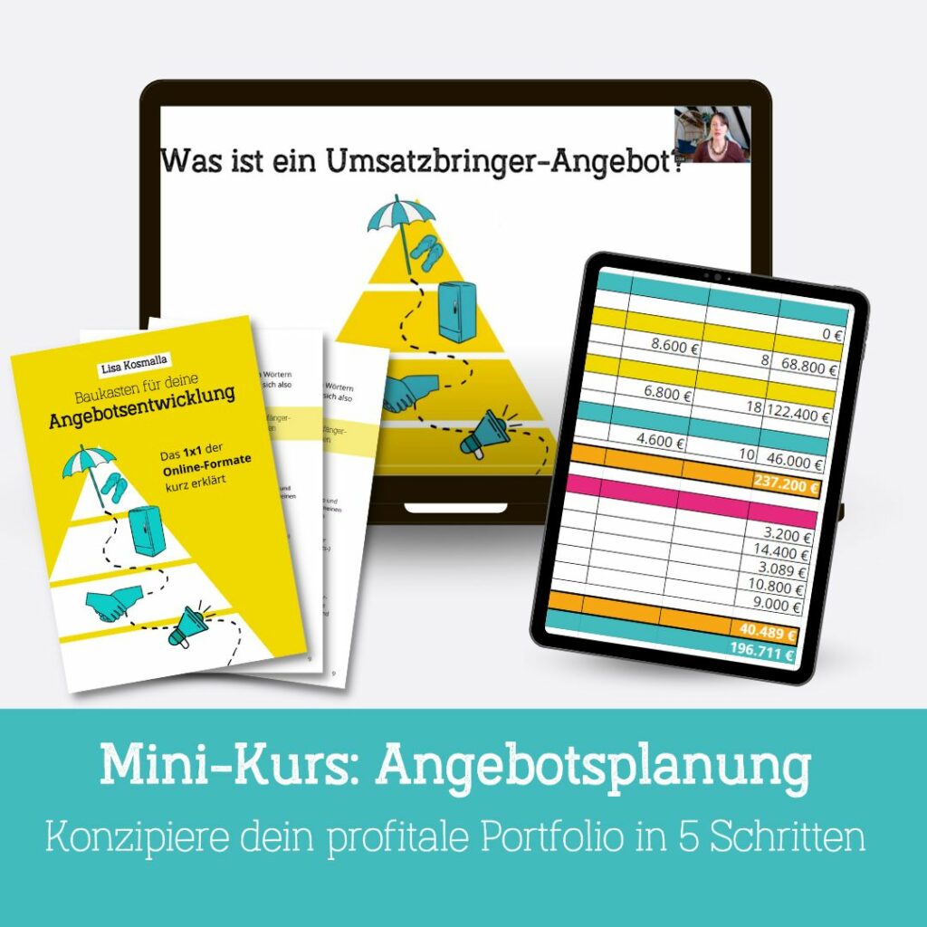 Mini Kurs Angebotsplanung