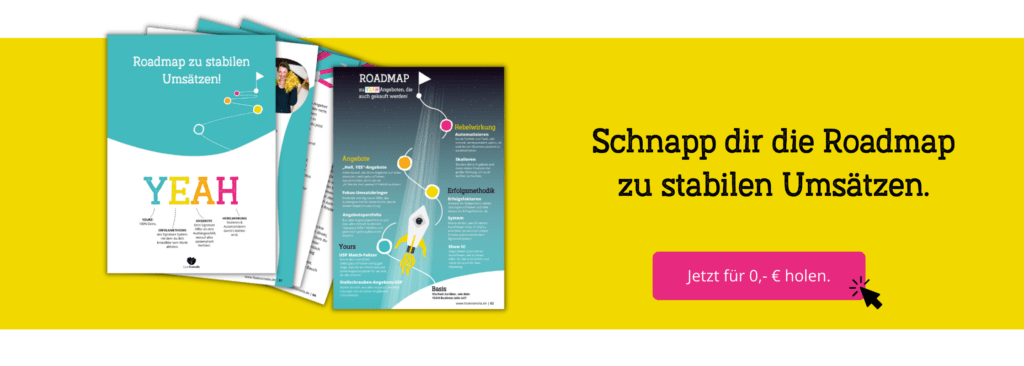 Freebie Roadmap zu stabilen Umsätzen